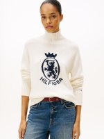 Vorschau: TOMMY HILFIGER Relaxed Fit Mock Neck-Pullover 10805829
