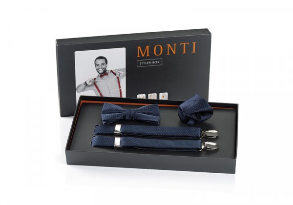 MONTI Set mit Hosenträger, Schleife und E-Tuch 10455209