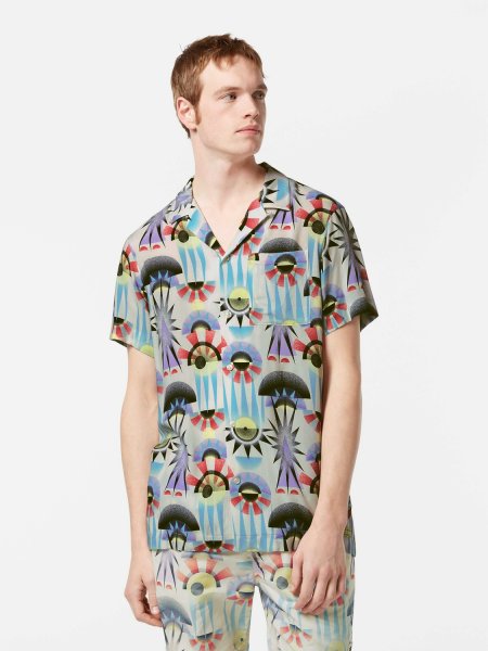 SCOTCH & SODA Kurzarmhemd mit Allover-Print 10785514