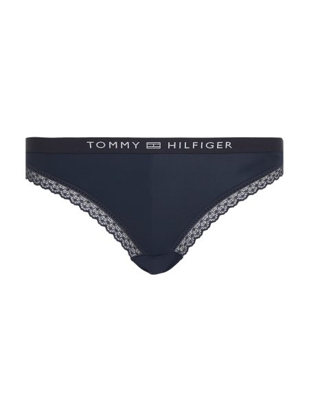 TOMMY HILFIGER Slips mit Spitze und gleichfarbigem Logo 10682571