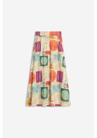 Vorschau: Cinque Bedruckter Midirock 10834024