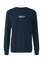 Vorschau: S.OLIVER Longsleeve aus Baumwolle mit Rippbündchen und Logo 10803654