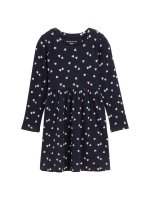 Vorschau: TOM TAILOR DENIM Kurzes Kleid mit Herz-Allover-Print 10819492