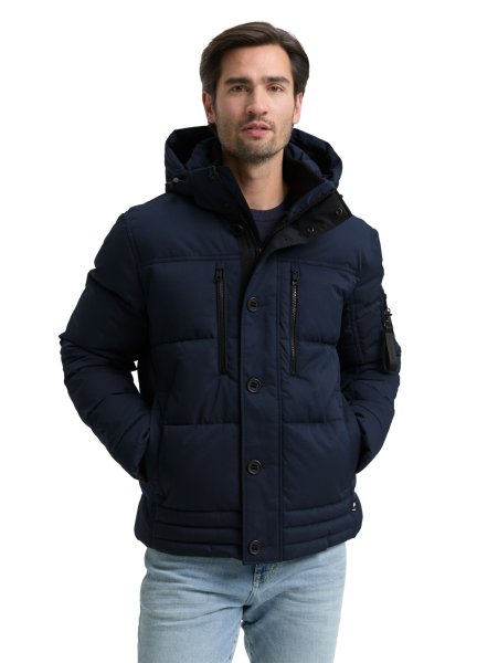 TOM TAILOR Pufferjacke mit abnehmbarer Kapuze 10825344