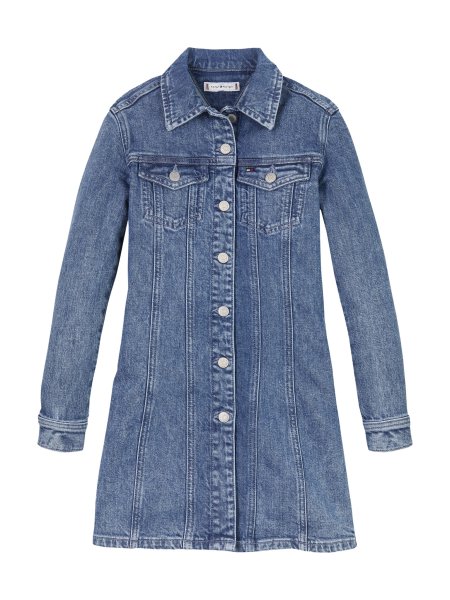 TOMMY HILFIGER Durchgeknöpftes Hemdkleid aus Denim 10768723