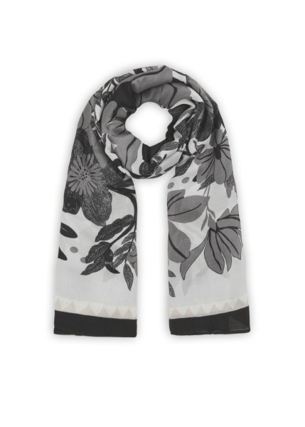 CODELLO Schal aus weicher Viskose mit floralem Motiv 10810703