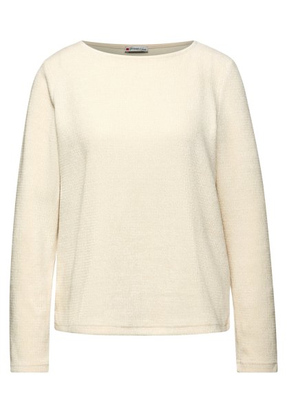 STREET ONE Shirt mit U-Boot-Ausschnitt 10819216