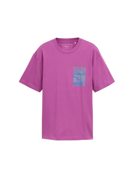 TOM TAILOR DENIM Relaxed Fit T-Shirt mit Print 10816818