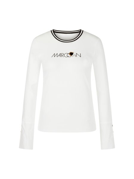 MARC CAIN Longsleeve aus Baumwoll-Ripp 10784999