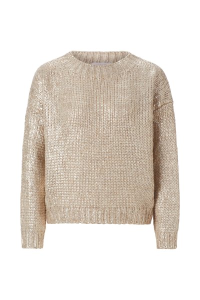 RICH & ROYAL Glänzender Grobstrickpullover 10783706