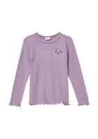 Vorschau: S.OLIVER Geripptes Langarmshirt mit Spitzen- und Stickdetail 10814536