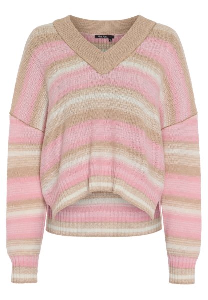 MARC AUREL Pullover mit Pastell-Ringel 10812281