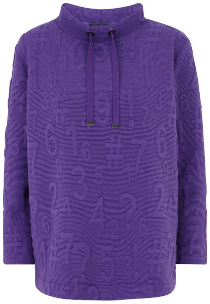 DORIS STREICH Sweatshirt Ziffern-Jacquard 10766873