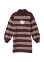 Vorschau: S.OLIVER Strickkleid mit glitzernder Plüschapplikation 10814486