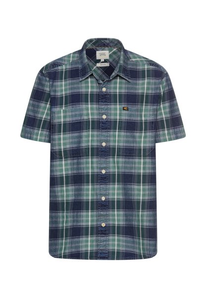 CAMEL ACTIVE Kurzarm Shirt mit Kentkragen und Brusttaschen 10814185