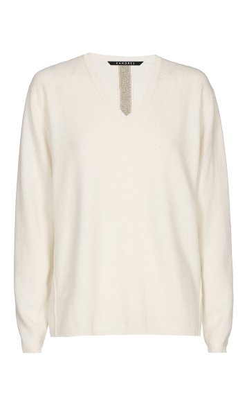 XANDRES Cashmere Pullover mit V-Ausschnitt 10795976