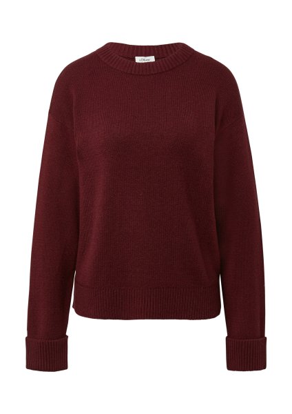 S.OLIVER Strickpullover im Relaxed Fit aus Wollmix 10811398