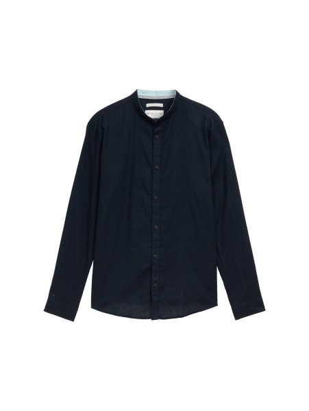 TOM TAILOR Regular Fit Hemd mit Leinenanteil 10810454