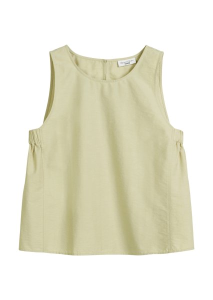 MARC O´POLO DENIM Blusen-Top regular cropped aus Organic-Cotton-Mix 10801708