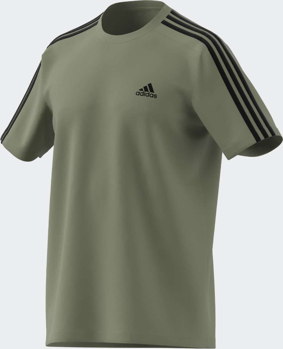 Adidas olive green shirt best sale