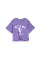 Vorschau: Tom Tailor Denim Cropped T-Shirt mit Koten-Detail 10847928