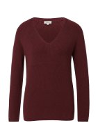 Vorschau: S.OLIVER Strickpullover aus Baumwollmix mit V-Ausschnitt 10811387