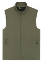 Boss Green Wasserabweisende Weste aus Stretch-Gewebe mit Logo-Detail 10818674