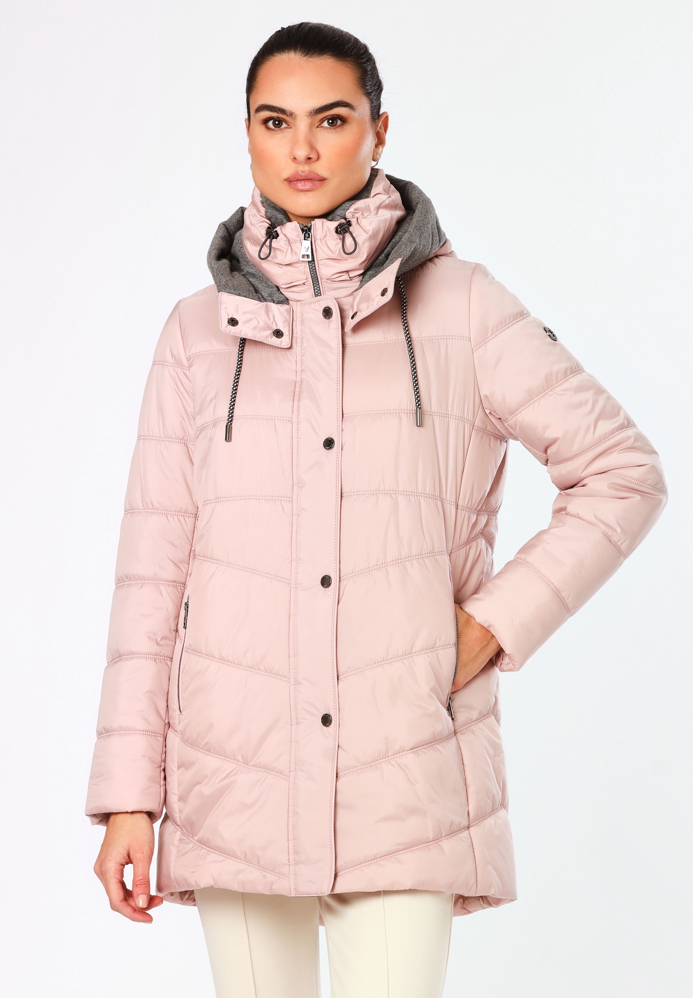 Fuchs Schmitt outlet Übergangsjacke wollweiß Casual-Look