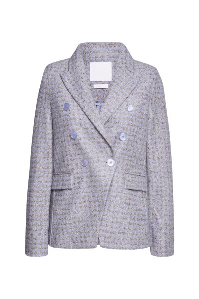 RICH & ROYAL Karierter Wollblazer mit Reverskragen 10780012