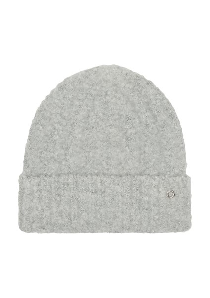 S.OLIVER Weiche Beanie mit Strickmuster 10764816