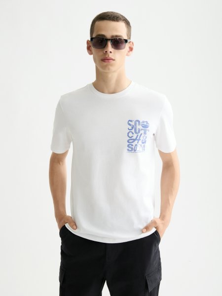 SCOTCH & SODA Regular Fit Left Chest Logo T-Shirt 10804408