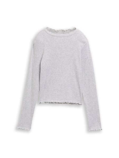 TOM TAILOR DENIM Cropped Langarmshirt 10821863