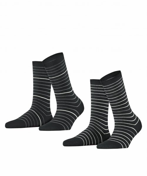 ESPRIT Fine Stripe 2-Pack Damen Socken 10636767