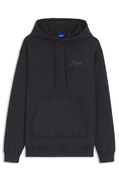 HUGO BLUE Oversized Hoodie mit Strass-Logos 10805067