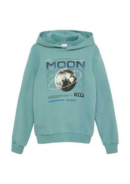 S.OLIVER Sweatshirt-Hoodie mit Frontprint 10776621