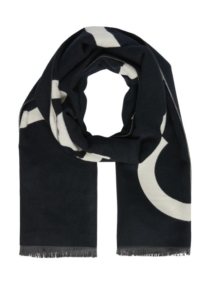 COMMA Tuch aus Viskosemix mit Fransen 10811313