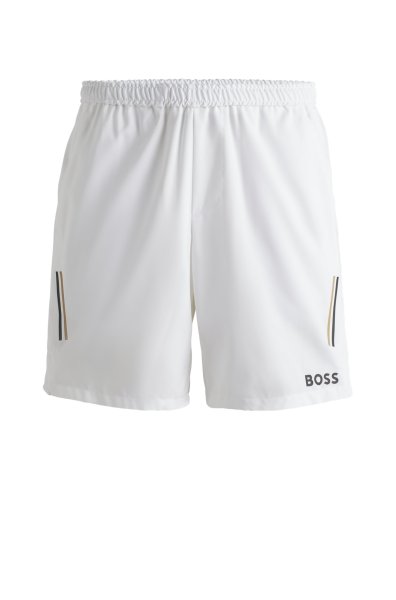 BOSS GREEN BOSS x Matteo Berrettini wasserabweisende Shorts mit Logo-Print 10749296