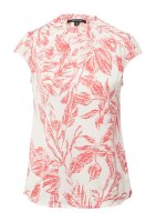 Vorschau: COMMA Gemusterte Satin-Bluse mit Raffung 10794306