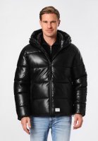 Vorschau: KHUJO Jacke PU Leder Puffer Jacke 10810726