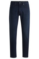 Vorschau: BOSS ORANGE Blaue Tapered-Fit Jeans aus komfortablem Stretch-Denim 10769039