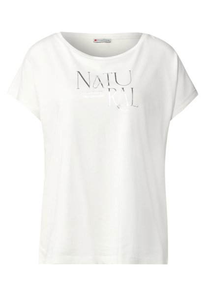 STREET ONE Shirt mit Glitzer-Wording 10803433