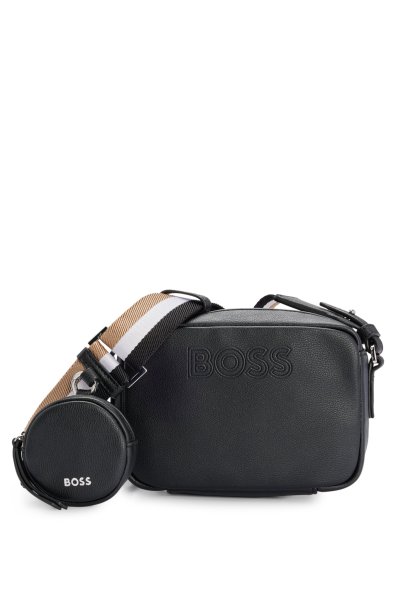 BOSS Umhängetasche aus Kunstleder mit abnehmbarer Pouch 10749822