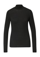 Vorschau: COMMA Longsleeve aus Lyocellmix mit Stehkragen 10811280