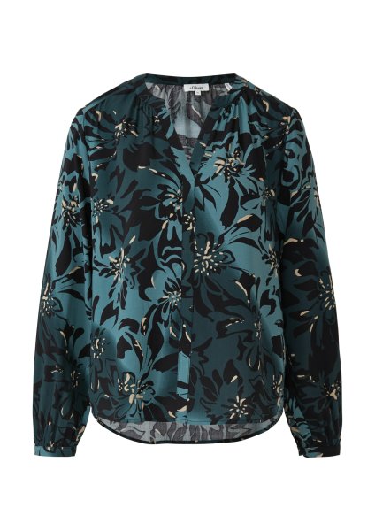 S.OLIVER Tunikabluse aus Viskosemix mit All-over-Print 10811401