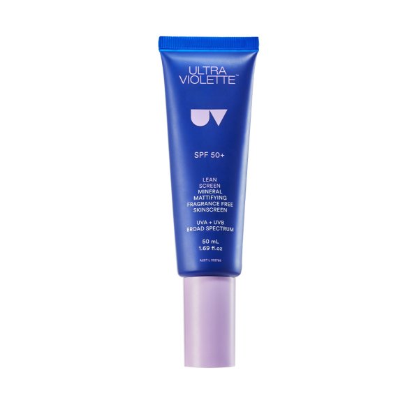 Ultra Violette Lean Screen Mineral Mattifying Fragrance Free Skinscreen SPF50+