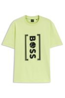 Vorschau: BOSS GREEN Relaxed-Fit T-Shirt mit Mesh-Logo-Print im Tennis-Stil 10797808