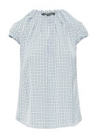 Vorschau: COMMA Satinbluse mit Raffung und All-over-Print 10788608