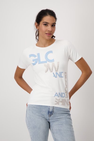 MONARI T-Shirt mit Schmuckschrift 10790237