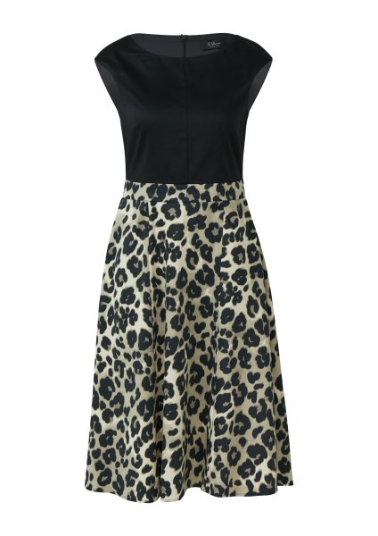 S.OLIVER BLACK LABEL Ausgestelltes Etuikleid mit Leo-Rock 10831836