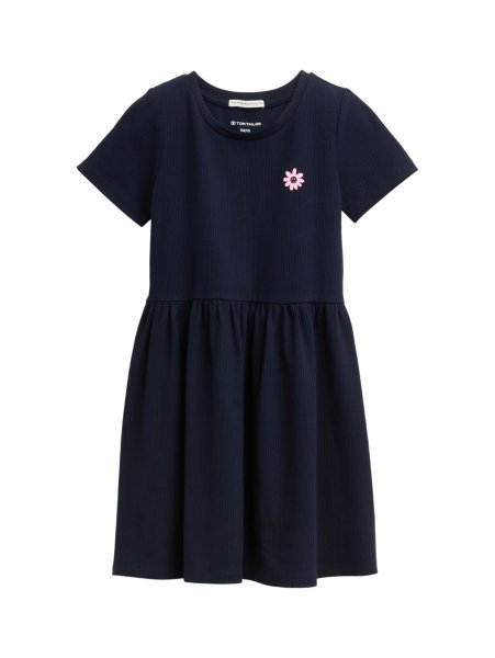 TOM TAILOR DENIM Mini-Kleid mit Rippstruktur 10800820